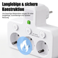📢📢50% RABATT !!⏰Intelligente Steckdosenleiste mit USB-Anschlüssen