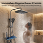 Regenduschen-System mit LED-Digitalanzeige