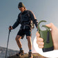 Outdoor-Notlampe (Handkurbel + Solar + USB-Aufladung)