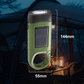 Outdoor-Notlampe (Handkurbel + Solar + USB-Aufladung)