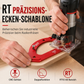 Frässchablone für Holzbearbeitung mit runden Ecken, R-Winkel-Bogenvorrichtung für Oberfräse, Kantenfräse, Schrankbau und DIY-Eckenfräsung