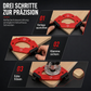Frässchablone für Holzbearbeitung mit runden Ecken, R-Winkel-Bogenvorrichtung für Oberfräse, Kantenfräse, Schrankbau und DIY-Eckenfräsung