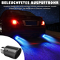 📢📢40% RABATT !!⏰Universelles LED-Auspuffrohr für Autos