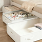Foldable Underbed Storage Bag with Zipper Lid