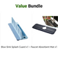 Foldable Sink Splatter Guard with Suction Cups