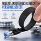 📢📢50% RABATT !!⏰Flaches Cat8-Ethernet-Kabel 40 Gbit/s, abgeschirmt, schwarz geflochtenes Netzwerkkabel aus sauerstofffreiem Kupfer mit blauen Steckverbindern