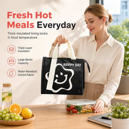 ✨ JETZT 50 % RABATT! !✨🥗 Mahlzeiten den ganzen Tag frisch halten! Isolierte verdickte Lunchtasche