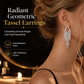 ✨50% RABATT💎Rautenförmige Zirkon-Ohrringe mit Fransen – glänzender Zirkon, elegantes Design für Fest und Alltag🦚