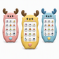 ✨ JETZT 50 % RABATT! !✨Spielerisch Lernen: Baby-Spielzeugtelefon mit Hirsch-Design – Musik, Lieder & Frühförderung für Kleinkinder 📱