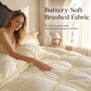 French Princess Style Washed Cotton Bedding Set Simple and Fresh 4-Piece Duvet Cover and Sheet Set for All Seasons