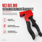 📢📢40% RABATT !!⏰Manuelle Nietmutternzange und Werkzeug zum Festziehen von Blütenmuttern für M3-M8 Hohlwanddübel