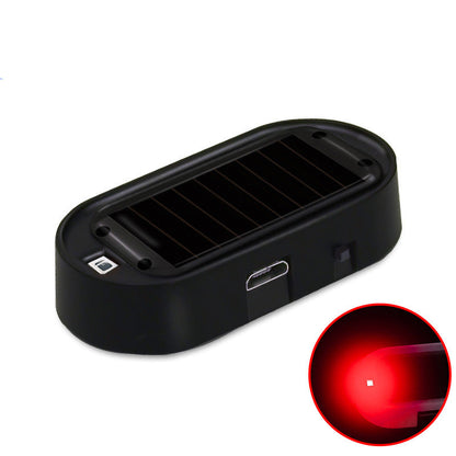 Kompakte solarbetriebene diebstahlsichere LED-Blinklampe