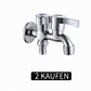 📢📢50% RABATT !!⏰Waschmaschinenarmatur mit zwei Ausläufen