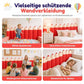 ✨ JETZT 50 % RABATT! !✨Bleistiftförmige selbstklebende stoßfeste weiche Wandaufkleber, Tatami-Kopfteilpolster für Kinderzimmer und Kindergarten