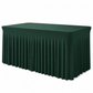 Pleated Table Skirt for Rectangular Tables Wedding Birthday Party Decoration and Market Stall Display