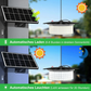 📢📢50% RABATT !!⏰Verstellbares und wasserdichtes Solar-Hängeleuchten-Set