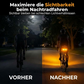 📢📢40% RABATT !!⏰Drahtloses Fahrradblinklicht