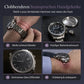 📢📢40% RABATT !!⏰Herren Quarz-Chronograph im Tonneau-Design mit skelettiertem Schwungrad-Zifferblatt, Mondphasenkalender und Silikonarmband