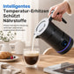 Elektrischer magnetisch schwebender Milchaufschäumer und -wärmer, Milchschäumer für kalten und heißen Milchschaum für den Hausgebrauch