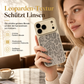 Handyhülle mit Leopardenmuster und großem Kameraschutzfenster