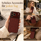 Handyhülle mit Leopardenmuster und großem Kameraschutzfenster