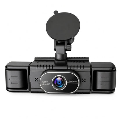 📢📢40% RABATT !!⏰F100 Auto-Fahrkamera mit 4 Objektiven, 1080P HD-Fahrrekorder mit Infrarot-Nachtsicht und GPS-Synchronaufzeichnung