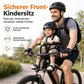 📢📢50% RABATT !!⏰Fahrradkindersitz mit Rückenlehne und Polster für Mountainbikes, Outdoor-Fahrten mit Eltern und Kind