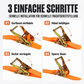 📢📢40% RABATT !!⏰Hochbelastbarer Ratschen-Zurrgurt, Spanngurt mit Spannvorrichtung und Doppelhaken zur Ladungssicherung im Auto und LKW