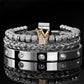 👑 50% RABATT! 💎 3-teiliges Herren-Armband-Set mit Krone-Design – Luxuriöser Look, langlebig & vielseitig – Ideal für Alltag & besondere Anlässe ✨