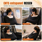 📢📢40% RABATT !!⏰Set aus integriertem Memory-Foam-Reisekissen und 3D-abdunkelnder Schlafmaske zur Nackenstütze auf Reisen