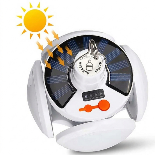📢📢50% RABATT !!⏰Solarbetriebene multifunktionale faltbare Fußball-Leuchte