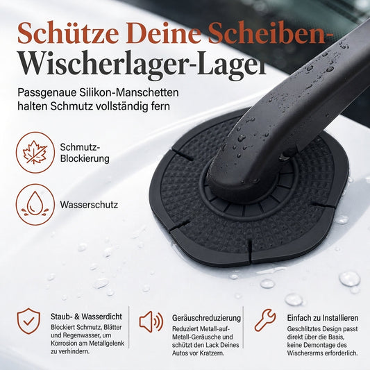 📢📢Kaufe 2，erhalte 1 gratis⏰Universelle Schutzkappe für die Wischwelle der Frontscheibe – Staubdichte Hülle schützt vor Laub und Schmutz