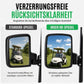 📢📢50% RABATT !!⏰Universeller Golfcart-Spiegel – gebogenes Glas & antivibrations-Halterung ✨