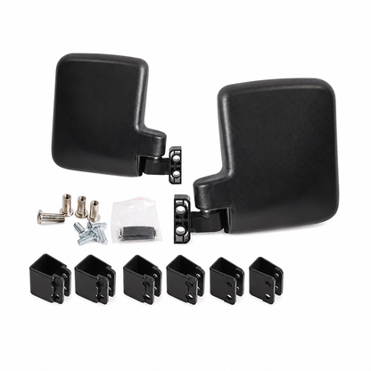 📢📢50% RABATT !!⏰Universeller Golfcart-Spiegel – gebogenes Glas & antivibrations-Halterung ✨