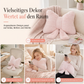 🎀JETZT 50 % RABATT!! 🦋✨Weiches, minimalistisches Schleifen-Kissen mit abnehmbarem Design, dekoratives Lendenkissen