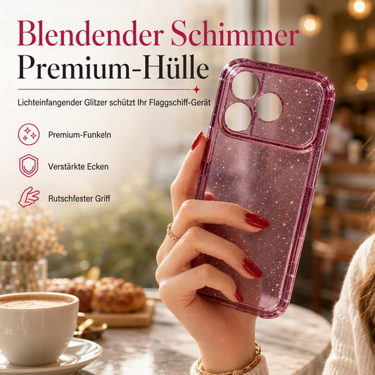 ✨JETZT 50 % RABATT!!✨Premium Glitzer Stoßfeste Handyhülle