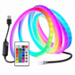 📢📢50% RABATT !!⏰360° rundum leuchtendes plüschiges Neon-LED-Streifenlicht mit RGB-Verfolgungs- und Fließlichteffekt, per Bluetooth-App und Fernbedienung steuerbar