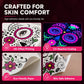 Halloween Scary Big Mouth Temporary Tattoos Waterproof Face Stickers Horror Decals for Cosplay Makeup Party