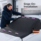 📢📢40% RABATT !!⏰Magnetische Auto-Frontscheibenabdeckung, verdickt, wasserdicht – Sonnenschutz und Schneeschutz mit reflektierenden Streifen