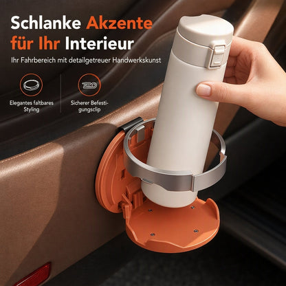 📢📢BUY 2 GET 1 FREE !!⏰Multifunktionaler klappbarer Autotür-Becherhalter, Aufbewahrungsregal für Getränke und Wasserflaschen mit großem Durchmesser