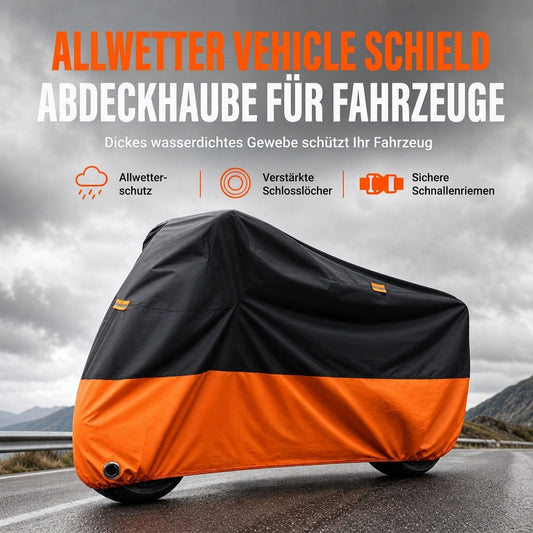 📢📢40% RABATT !!⏰Wasserdichte Motorradabdeckung mit Schlossösen