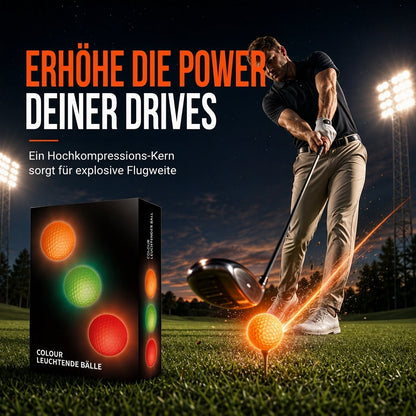 📢📢50% RABATT !!⏰Leuchtende LED Golfbälle – blinkende Golfbälle für das Spiel bei Nacht