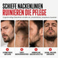 📢📢50% RABATT !!⏰Rotes 4-teiliges Bartformwerkzeug- und Frisierkamm-Set zum Trimmen von Kragenlinien und Haaren
