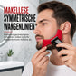 📢📢50% RABATT !!⏰Rotes 4-teiliges Bartformwerkzeug- und Frisierkamm-Set zum Trimmen von Kragenlinien und Haaren