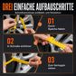 📢📢40% RABATT !!⏰Universelle Auto Schneeketten, Verdickte Anti-Rutsch Reifen Kabelbinder für SUVs, Limousinen und Winterfahren