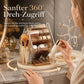 💄 50% RABATT! 🔄 Transparenter Make-up-Organizer – Drehbar & platzsparend ✨