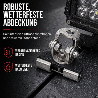 📢📢50% RABATT !!⏰1 Paar Halterungsklammern für Motorhauben-LED-Lichtleisten, Klemmenhalterungen zur Modifikation von Arbeitsscheinwerfern für Autos