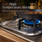 10 Pack Aluminum Foil Gas Stove Burner Liners Heat Resistant Oil Proof Cooktop Protector Pads