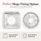 10 Pack Aluminum Foil Gas Stove Burner Liners Heat Resistant Oil Proof Cooktop Protector Pads