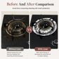 10 Pack Aluminum Foil Gas Stove Burner Liners Heat Resistant Oil Proof Cooktop Protector Pads